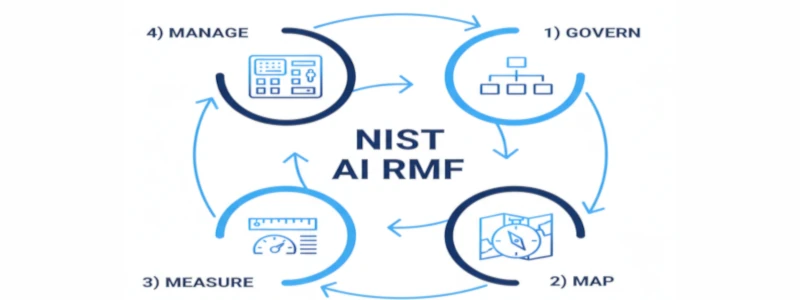 Diagram showing the four pillars of the NIST AI Risk Management Framework